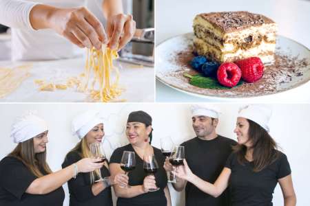 Three course class in Sorrento