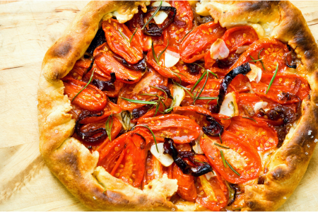 Tomato and Caramelized Onion Galette