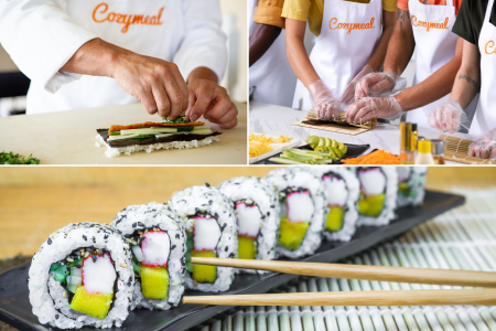 Make Sushi Together With a Live Online Chef