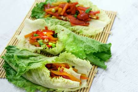 Vegetable Lettuce Wraps