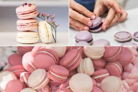 Wildflower macarons