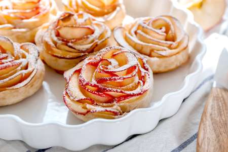 apple pastry roses