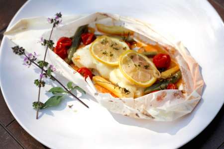 baked halibut