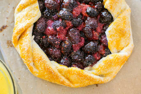 berry galette