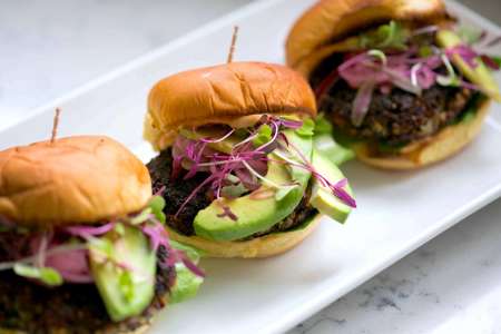 black bean burgers