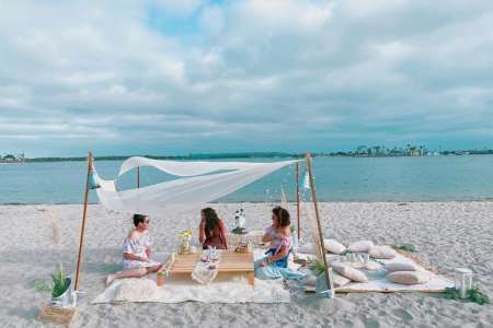 Bohemian French Picnic Fare and Setup