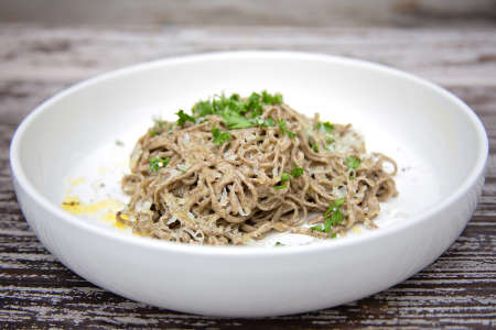 buckwheat cacio e pepe