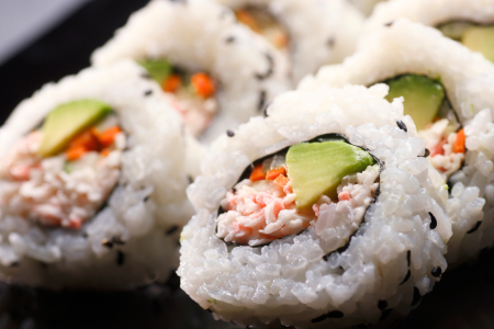 california roll sushi