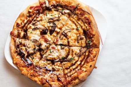 Portobello and Goat Cheese Pizza