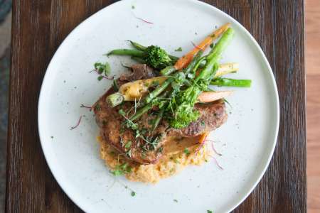 garlic herb pork chop