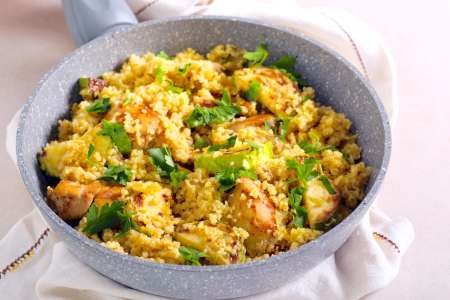 chicken couscous with vegetables