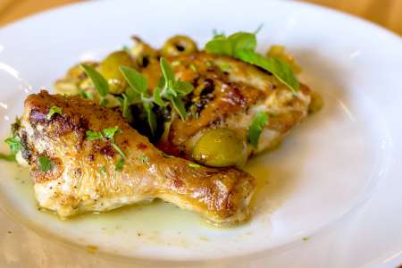 chicken with artichokes