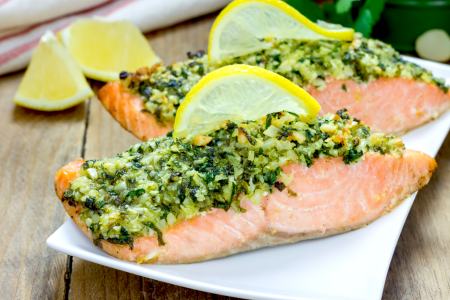 chimichurri salmon