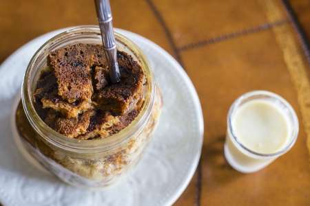 chocolate croissant bread pudding