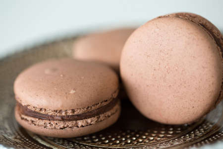 chocolate grand cru macarons