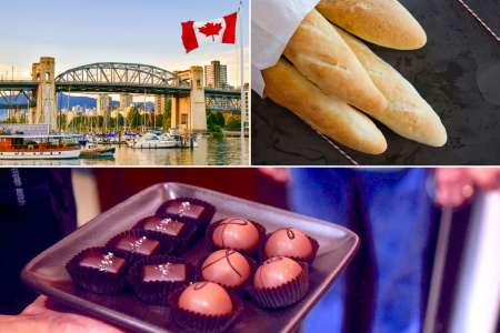 chocolates and baguettes in granville canada