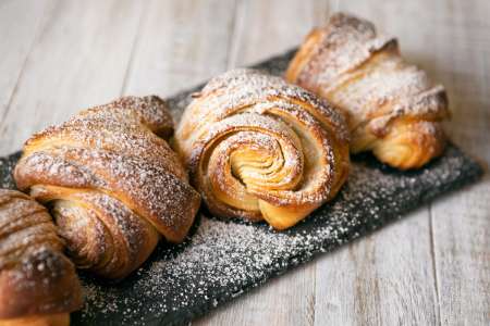 classic french croissants