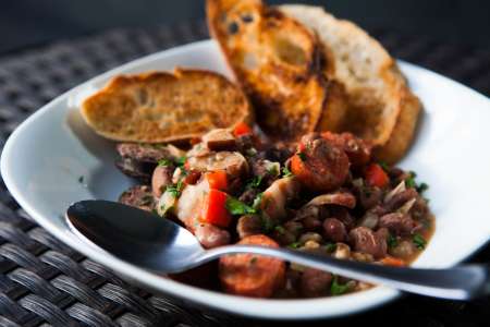 Basque red bean stew