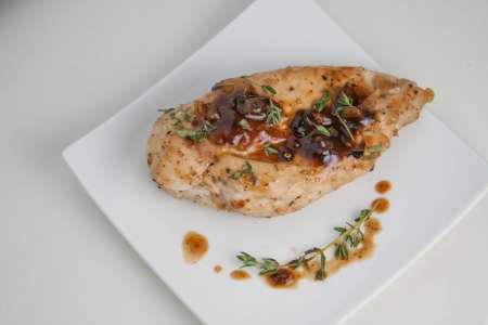 Chicken breast with sauce