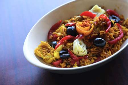 vegetable paella