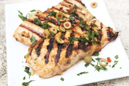 grilled salmon