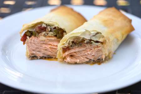 salmon en croute