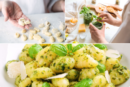 Handmade Gnocchi With Pesto