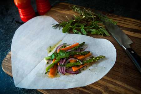 Vegetables en papillotte