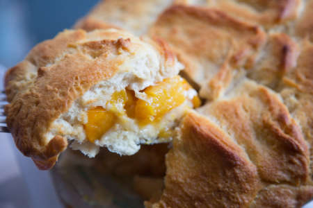 Peach Cobbler Pie