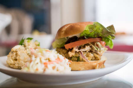 crab cake burger