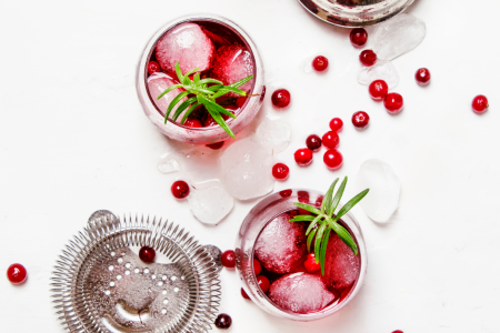cranberry and gin cocktail