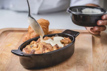 croissant bread pudding