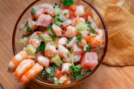 fish and shrimp ceviche