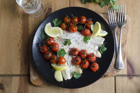 fish with tomato