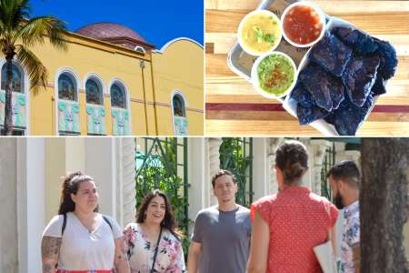 people enjoying a food tour in miami florida