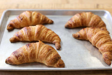 freshly baked croissants in sausalito