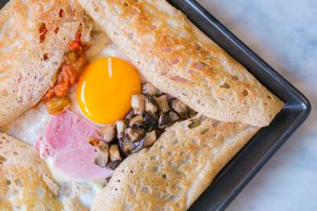 galette bretonne or buckwheat crepe