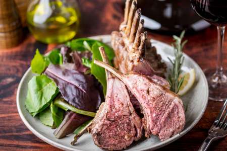 garlic and rosemary rack of lamb