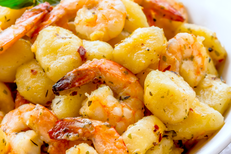 gnocchi with shrimp