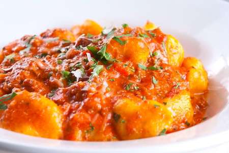 gnocchi with tomato sauce