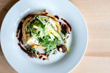 goat chevre tart