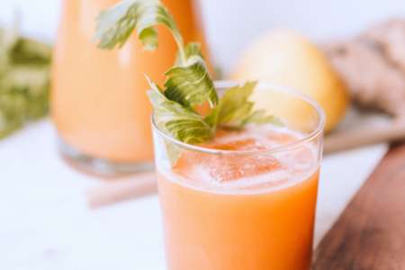 grapefruit and ginger mocktail