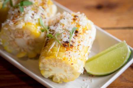 grilled corn with cheese