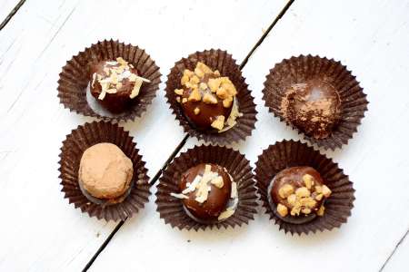 handmade chocolate truffles