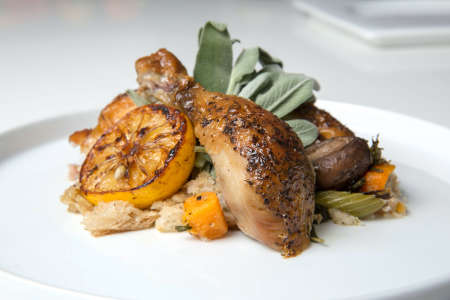 herb butter roasted chicken