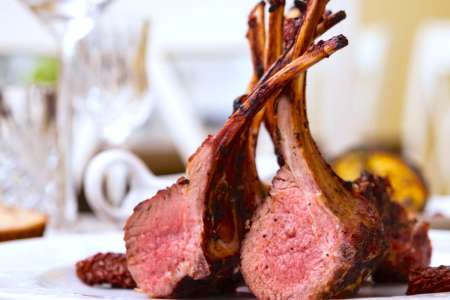 herb crusted Rack of Lamb