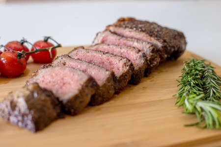 herb seared new york strip steak