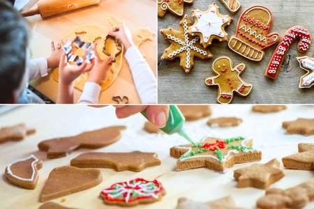 holiday cookie decorating hero image