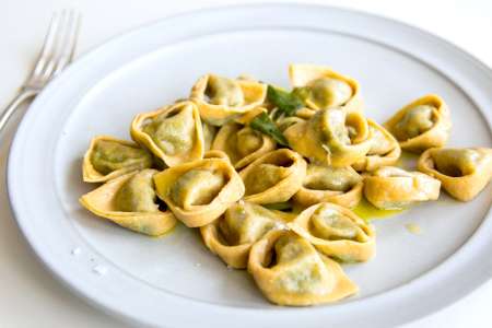 homemade tortellini