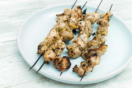 jerk chicken skewers